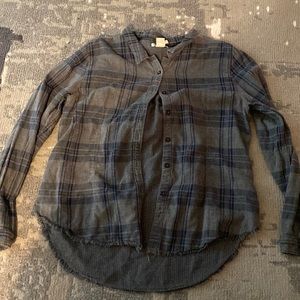 Distressed flannel